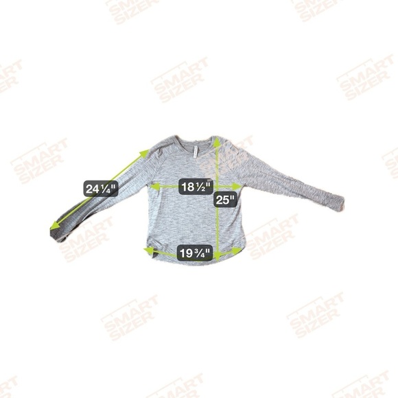 Athleta Long Sleeve Gray Workout Yoga Top Size Medium - Picture 5 of 9